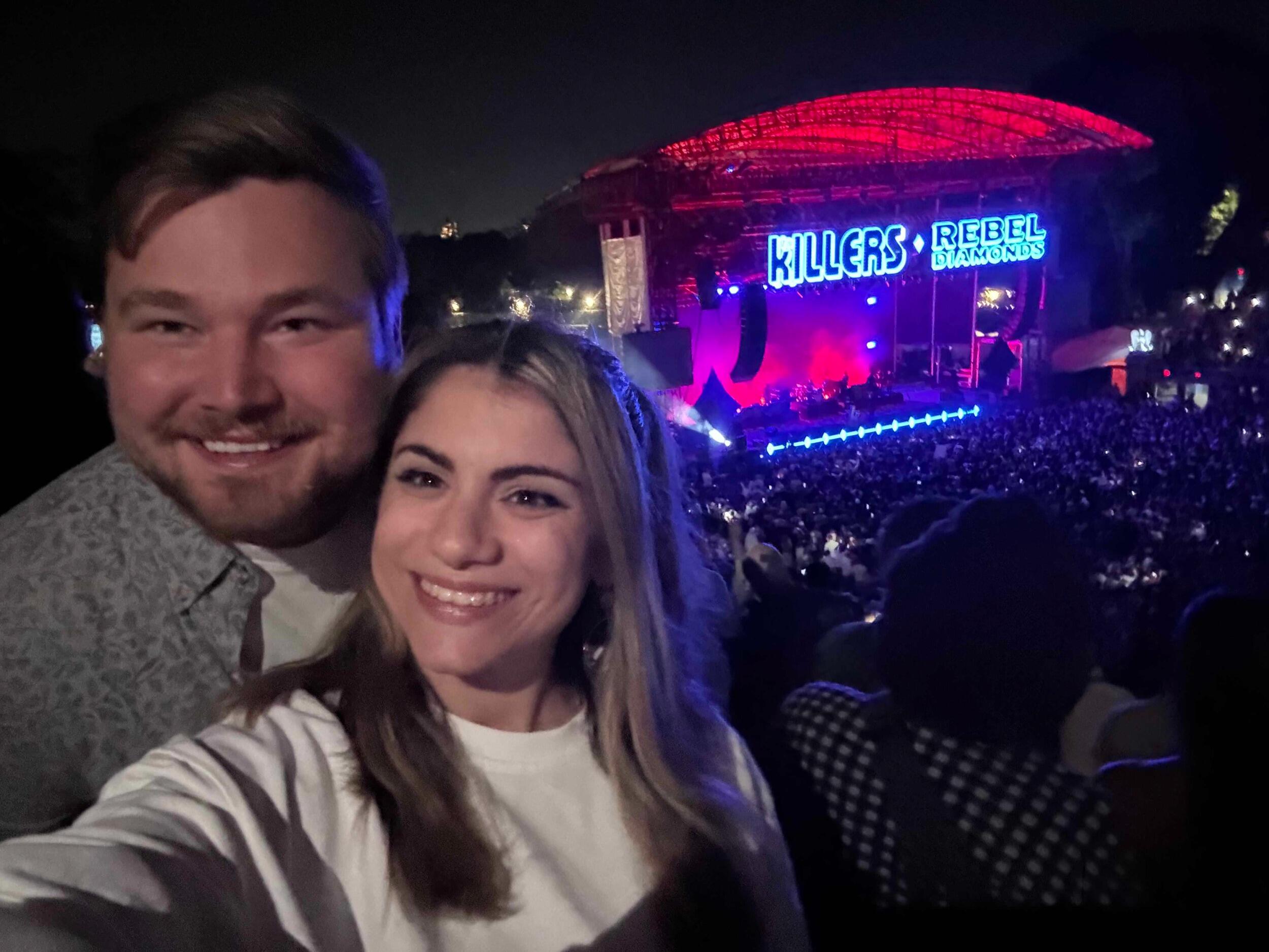 It's the little moments. Kayla surprised Kyle with tickets to one of his favorite bands. This is the closest Kyle will get to having the band play for the wedding. 