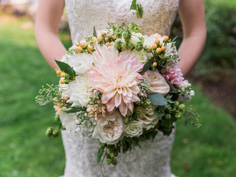 the wedding bouquet