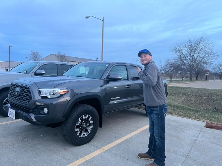 Jesse buying his Tacoma