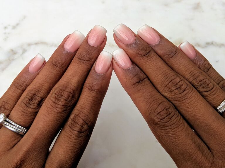 6. Ombre French Manicure for Weddings - wide 1