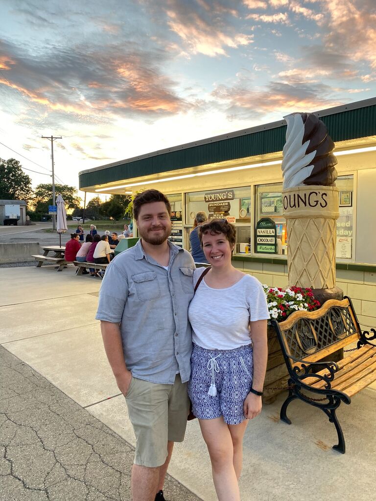 As part of Nathan's training in Milo family traditions, he had to be taken to Young's Custard Stand in Zelie over the summer. 