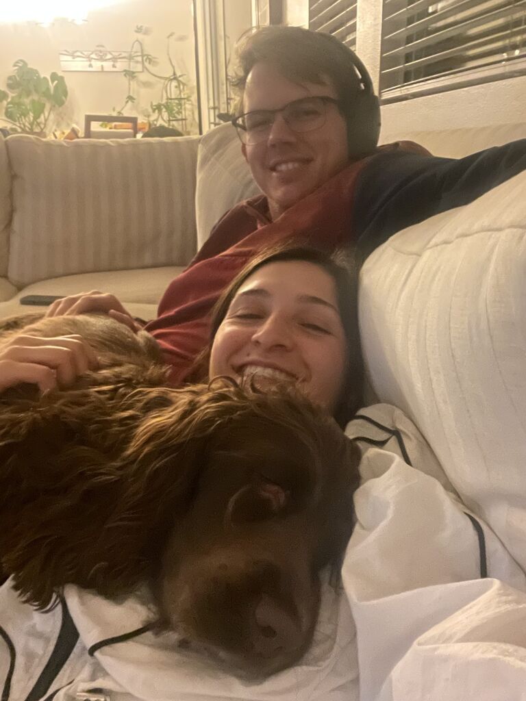 In fact, we've become pretty insufferable about doting on our dog. But our families and friends find Theo just charming and handsome enough for us to mostly get away with it.