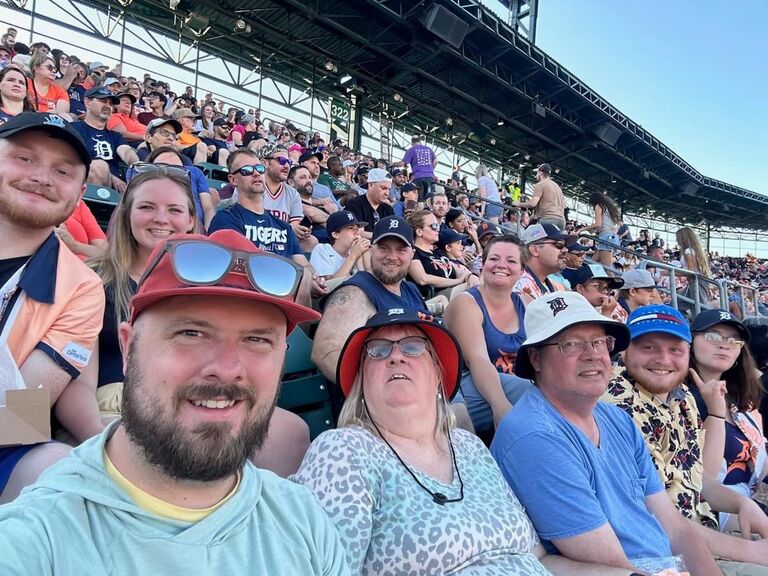 Family Time Detroit Tigers Game