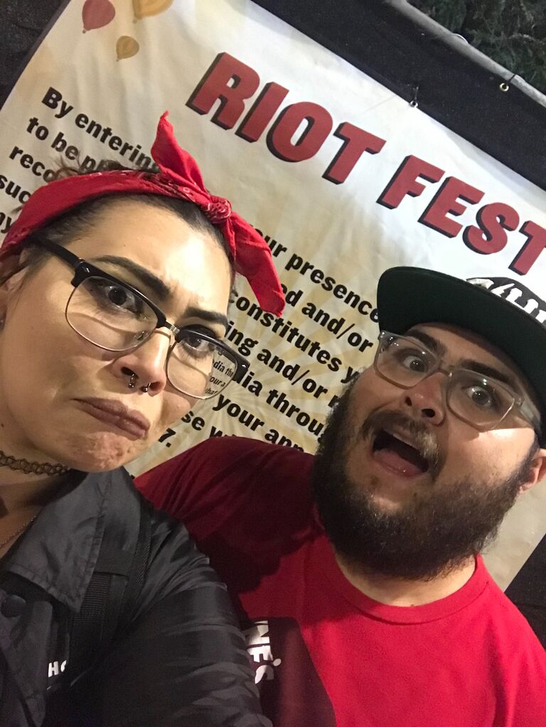 First out-of-state music festival together, Riot Fest 2019! This festival quickly became one of Steven and Natalee's top music festivals to attend. 