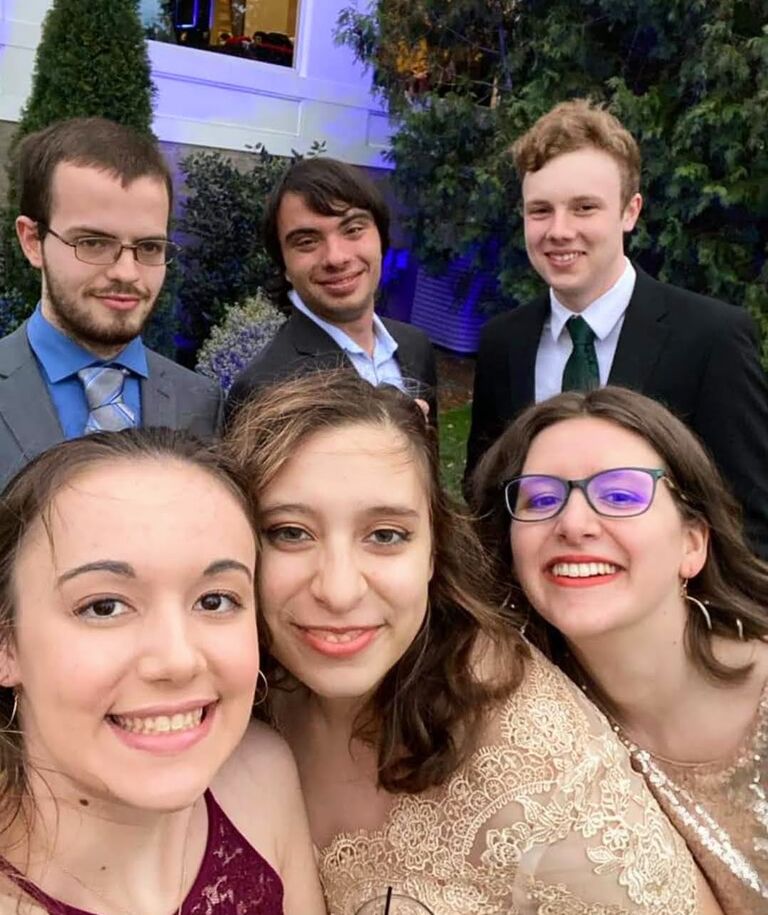 Ash persuaded Kyle to go to the college Gala.