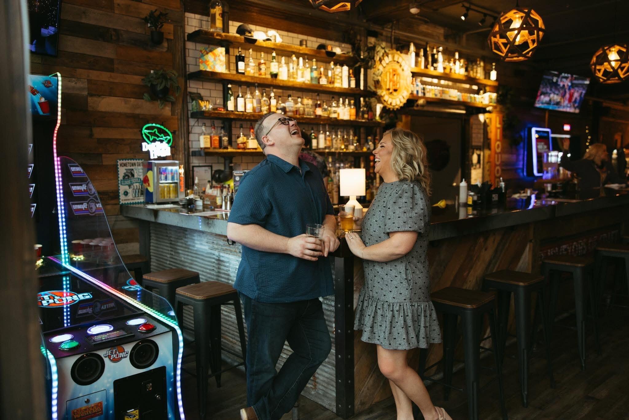 Engagement pictures- our true personalities. 