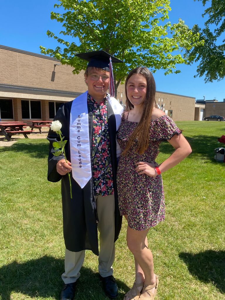 Colin's high school graduation.