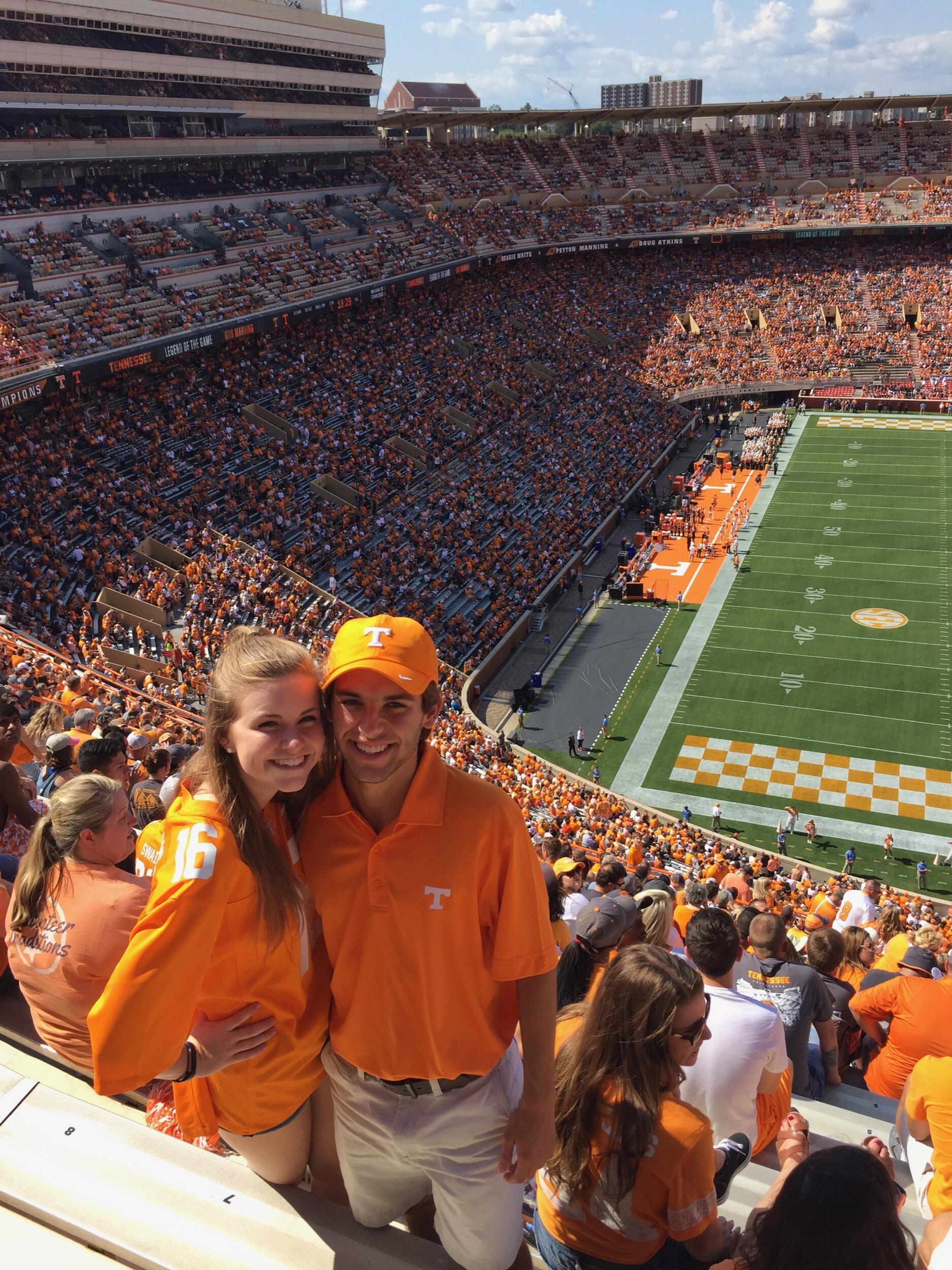 First home game as freshmen at UTK! - 1 Year 9 Months