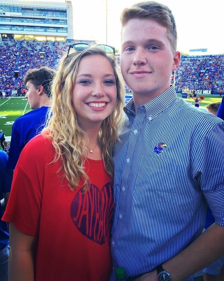 First KU football game - and a win to end their losing streak! 