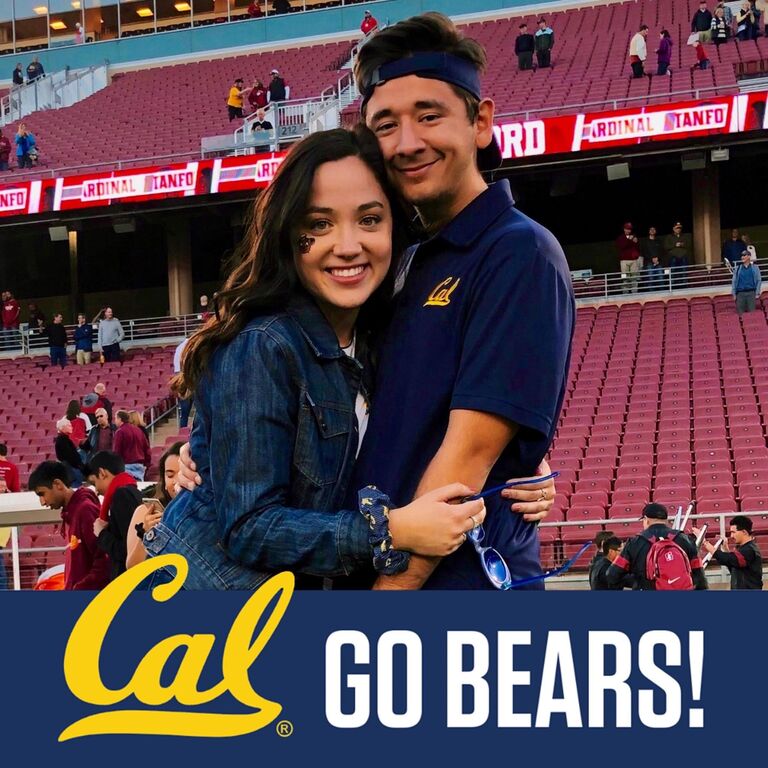 During their last Cal football game as students, Alex and Gabriella celebrated an unforgettable victory—Cal beat Stanford 24-20, ending Stanford's nine-game winning streak that had lasted since 2010. Go bears!
