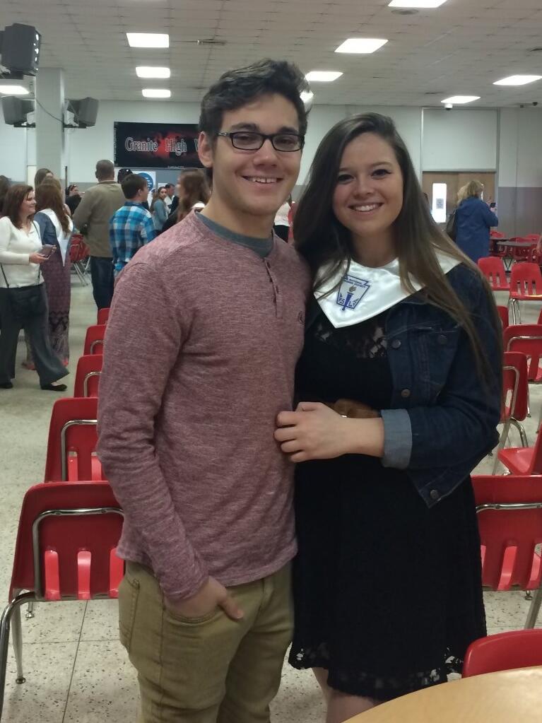 Greg and Courtney started dating the summer of 2014 after Greg graduated from high school. Courtney had just started her junior year. They started of as friends that constantly goofed off together in class until they finally realized they had been flirting the whole time.