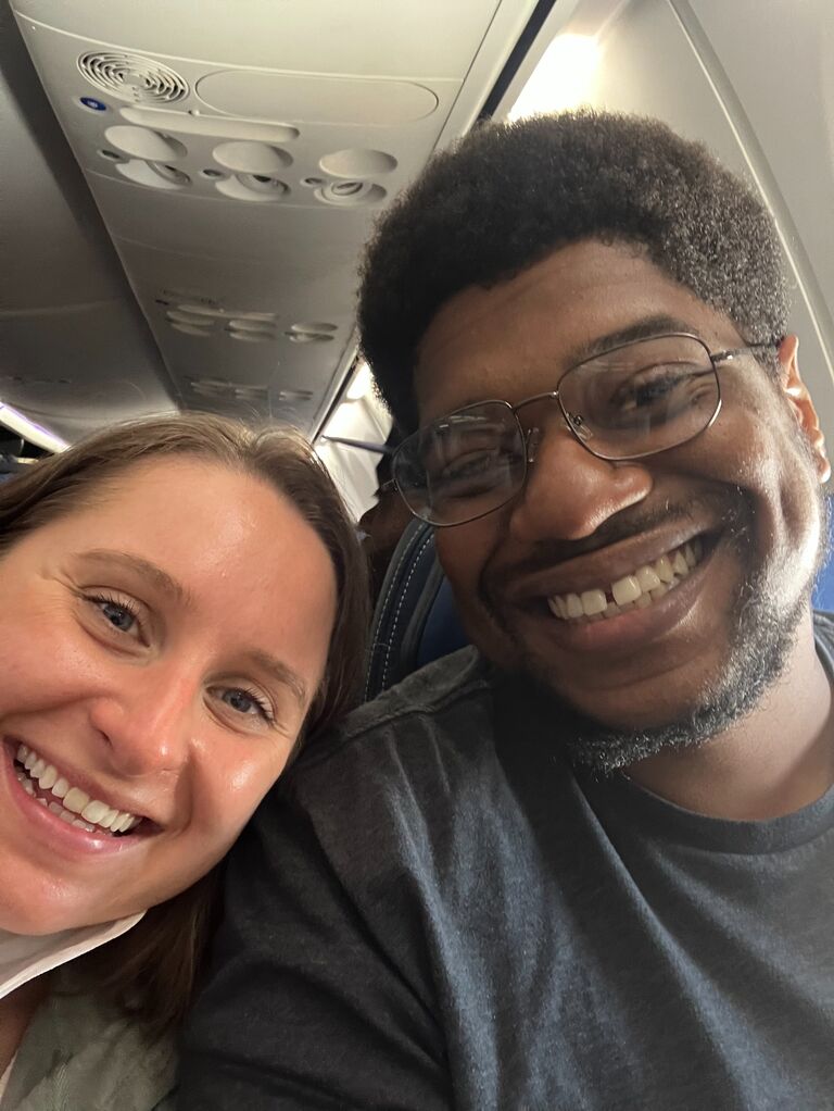 Our first time on a plane together. Our first time out of the country together. Our first resort together. First of many to come!