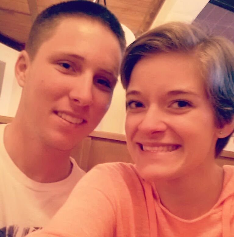 Our first date at Olive Garden (he knows how to treat a lady).
Lompoc, California.