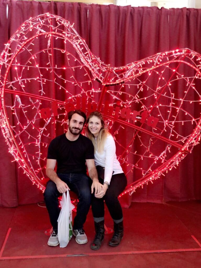 At a mall in Iceland, they found a heart shaped-chair
