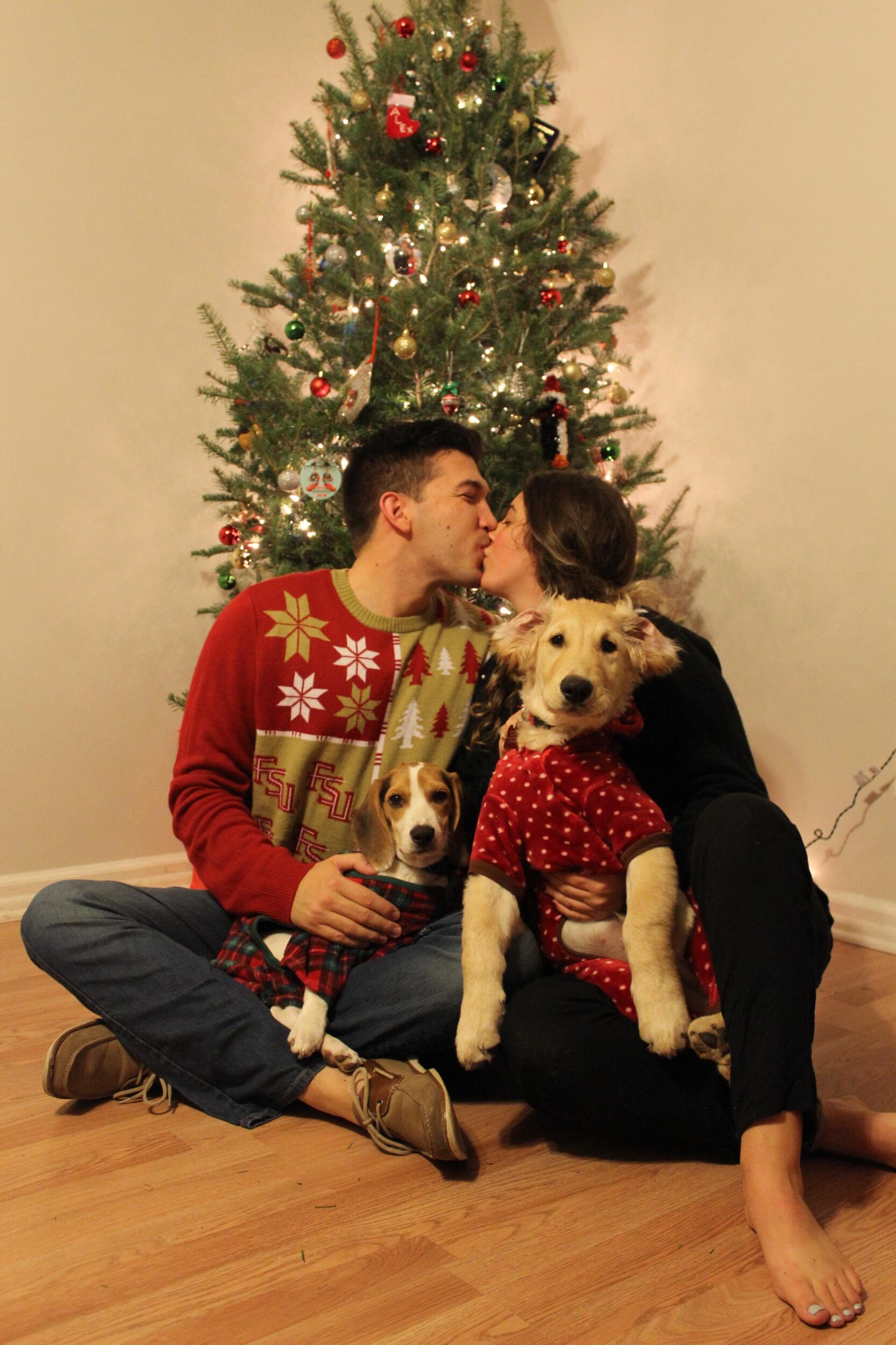 Our first family Christmas, COVID positive 