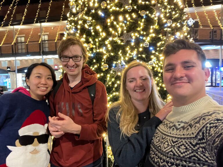 They went on their first double date at Gunwharf Quays with Chris, Matthew's oldest friend, and his partner Crystal