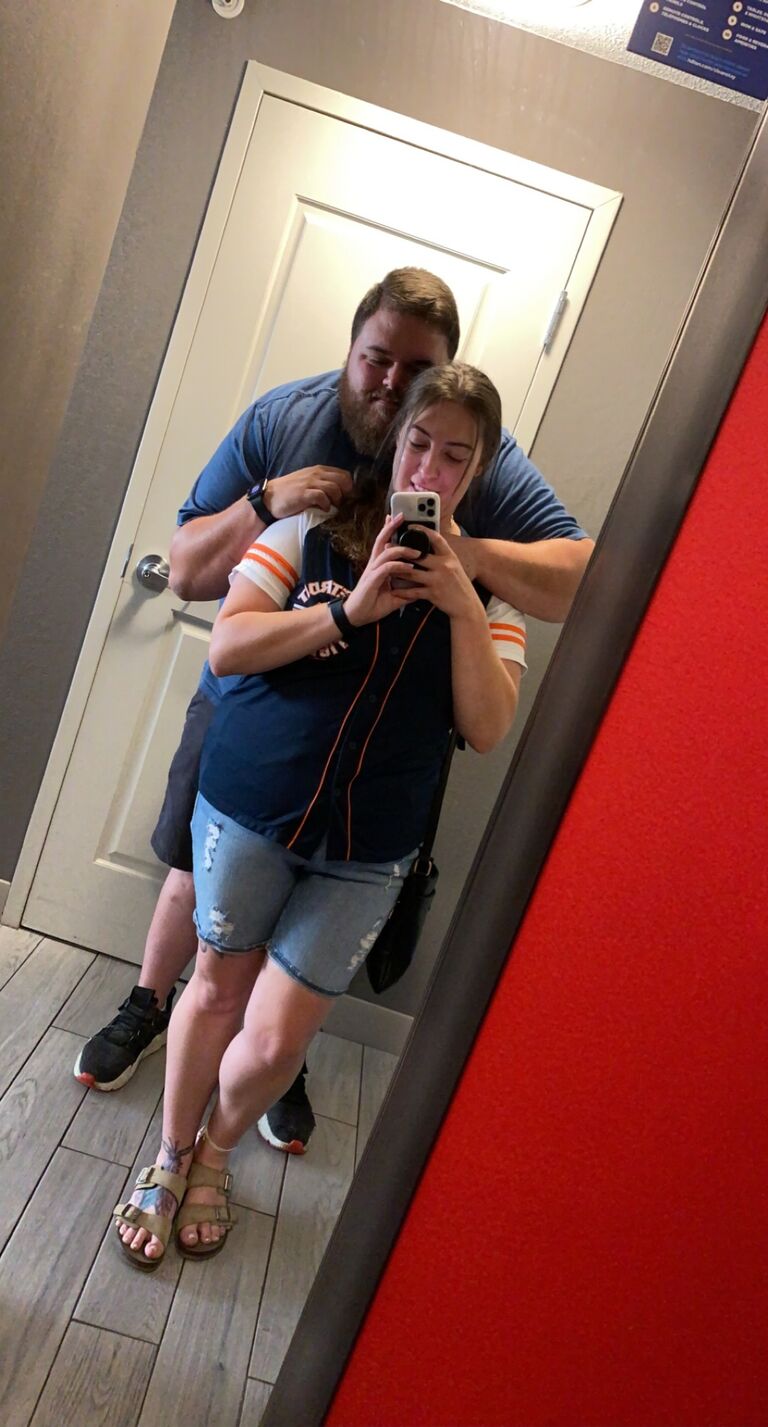 First trip together to Detroit.