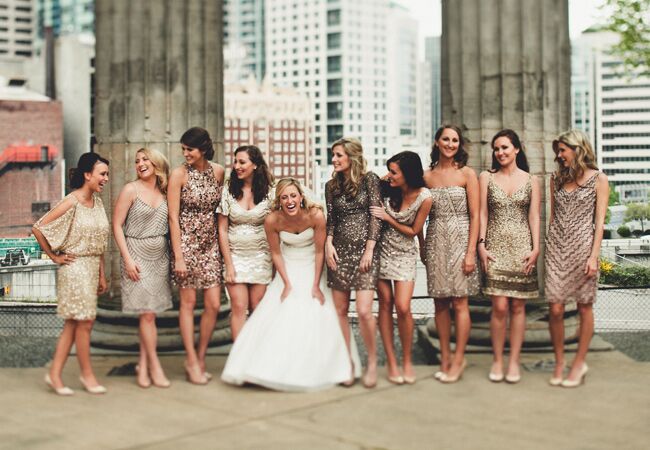 alternative bridesmaids dresses