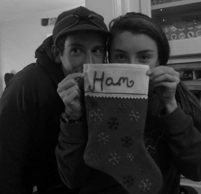 We returned to school in SLC. Ft is our first stocking together, Ham (Hannah and Sam). Where the heck is that thing??