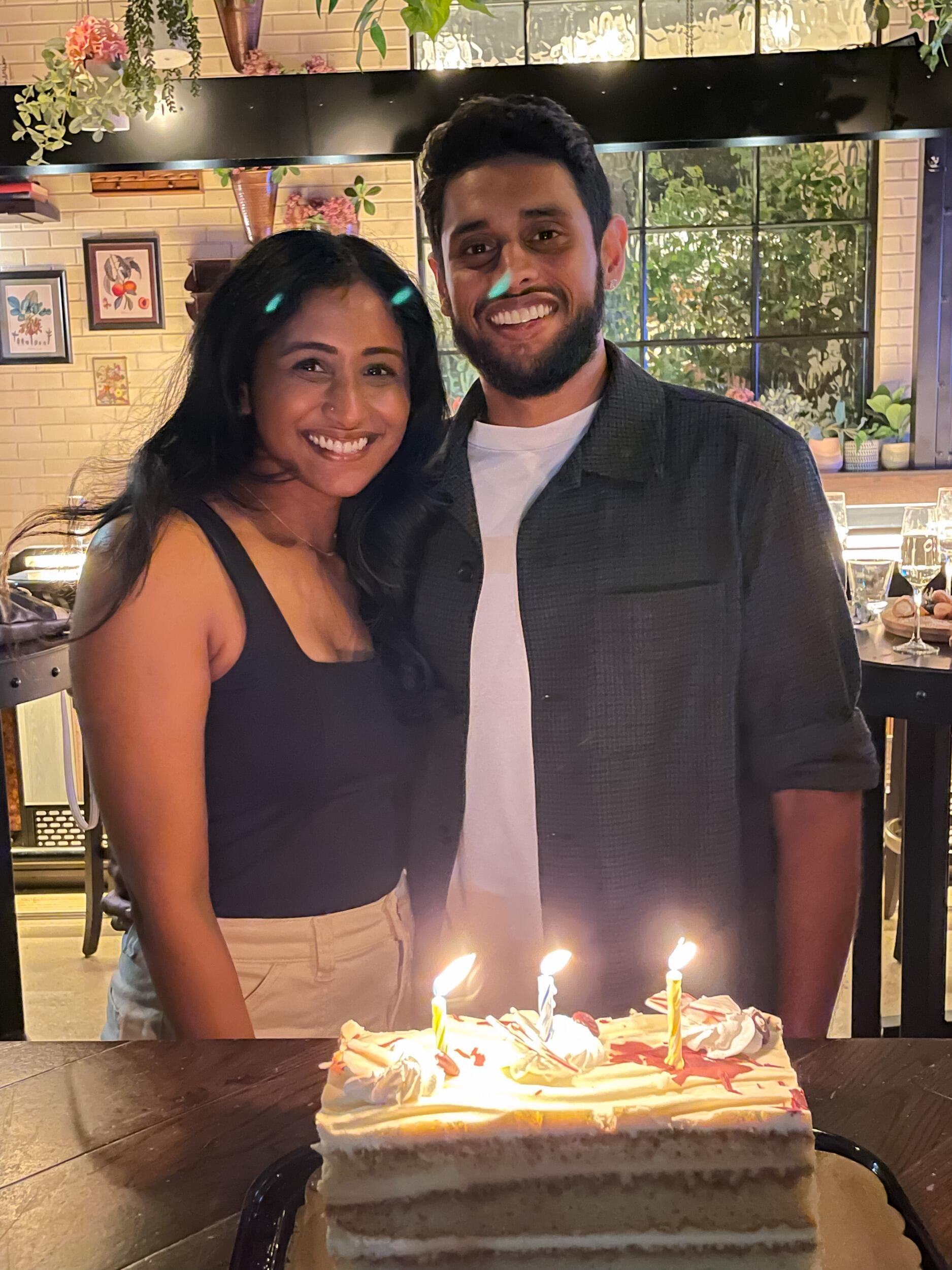Celebrated Ganesh's 28th birthday with all our friends here in Dallas!