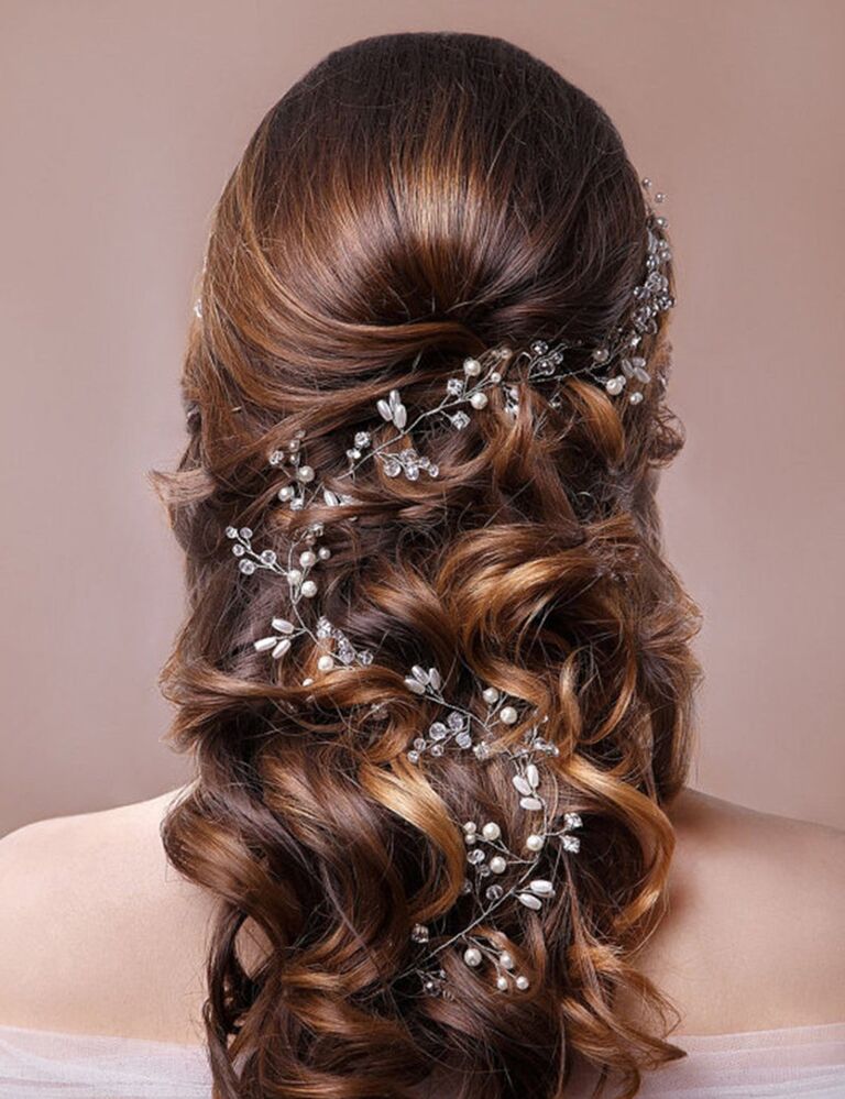 pearls in hair for wedding