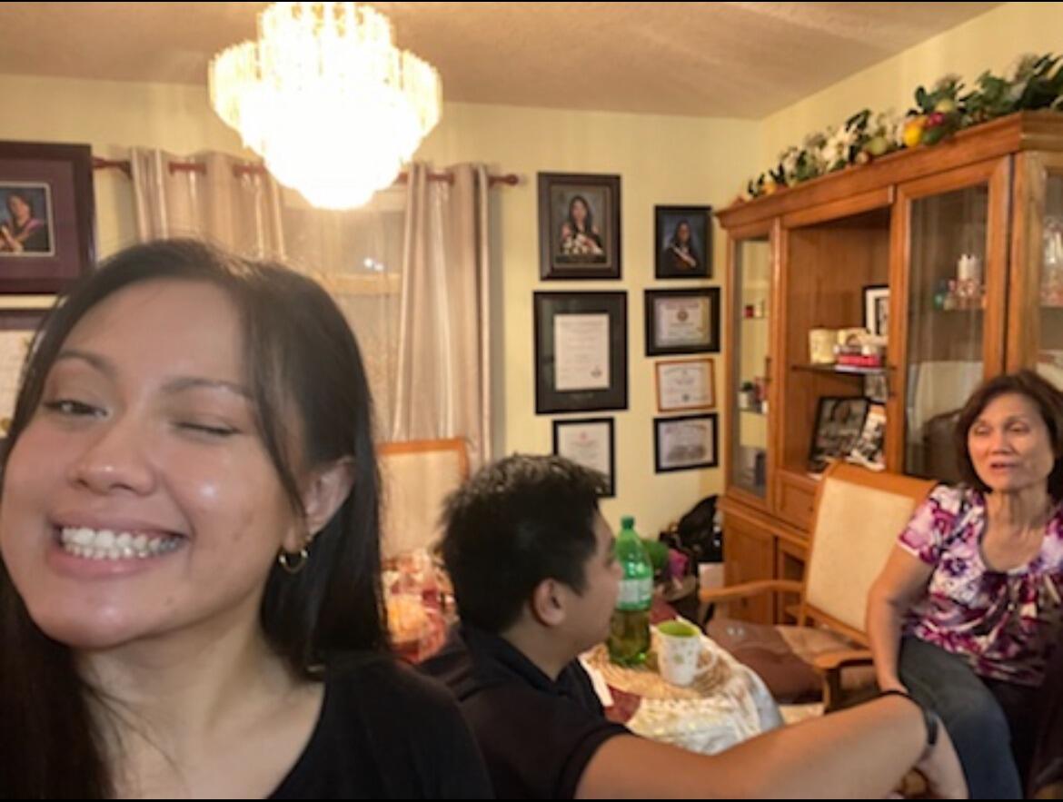 Dan met Joy's family