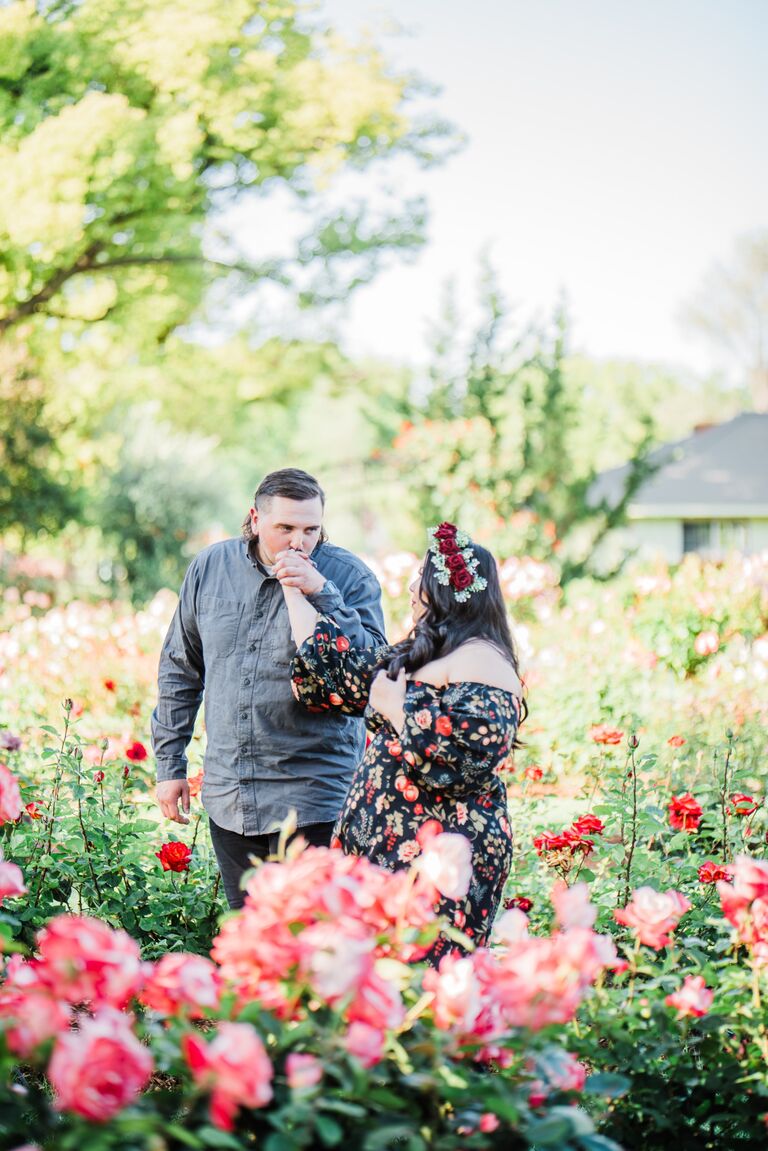Even though he proposed in 2019, we decided to wait to plan our wedding because of school, looking for work, and we wanted to get our own place together first too. Through covid, we kept it pushing. I graduated with my Bachelors at Sac State in the middle of the pandemic and I wouldn't have reached this goal without him and my family. 