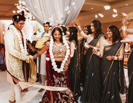 Traditional Hindu wedding ceremony.