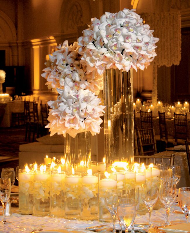 orchid wedding centerpieces