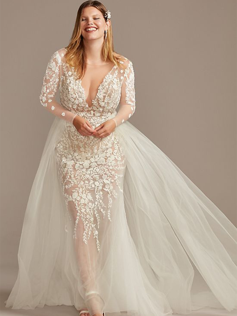 Gorgeous illusion neckline wedding dresses - Inspiration