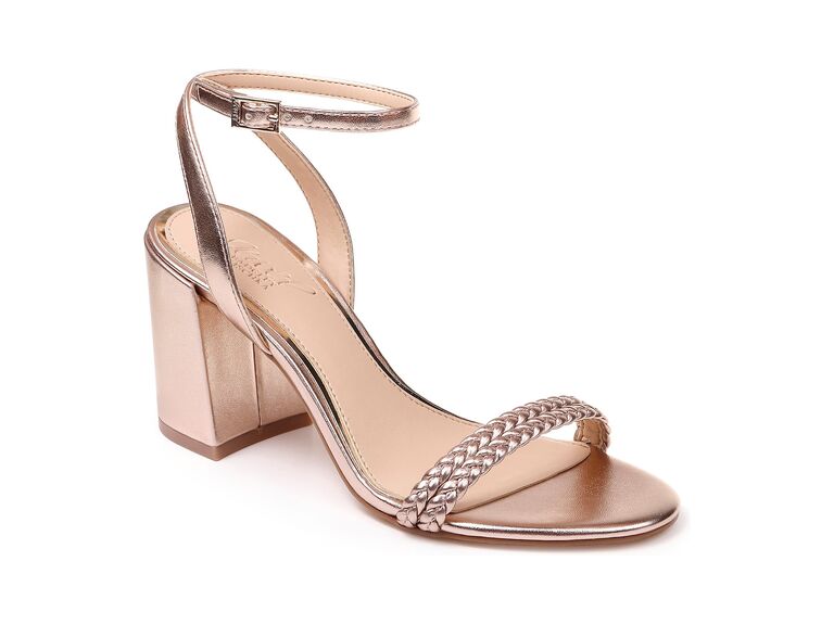 bridesmaid block heel shoes