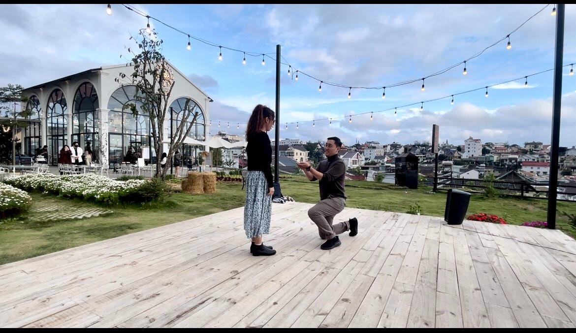 Anyway, long story short... After much negotiation, Johnnie (finally) popped the question to Haylie...