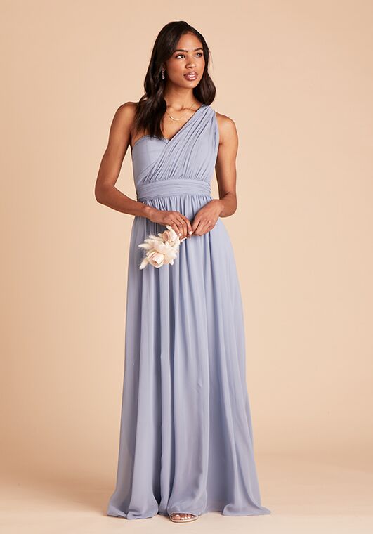 slim fit dress slacks Elysia Chiffon Maxi Dress