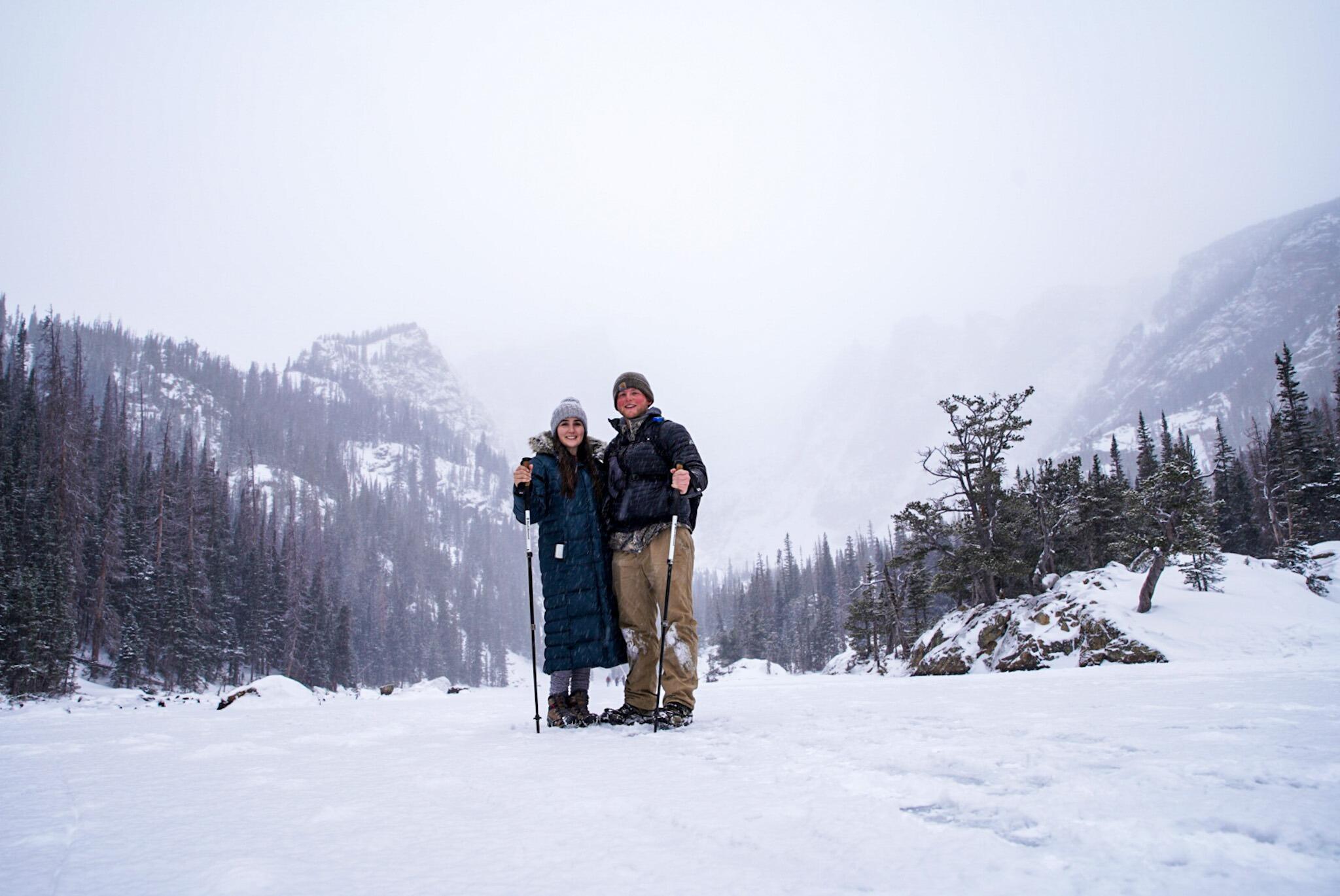 Chad decided that once I graduated he should have a job that was not traveling. He got a job in Denver , CO. I made a trip out over Christmas break to see how I liked it, and I LOVED it there!