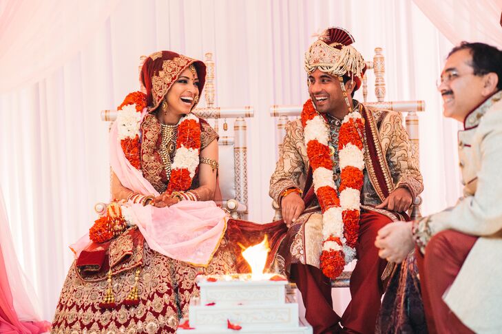 Traditional Mangal Phera Indian Wedding Ceremony