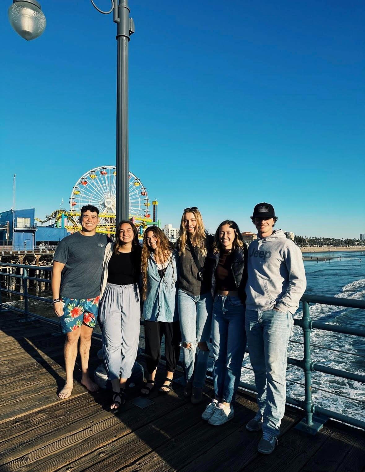 Los Angeles beach for a Christian Conference with friends!
Nick was trying to get up the nerve to ask a beautiful blonde girl named Hailey out on a date;)