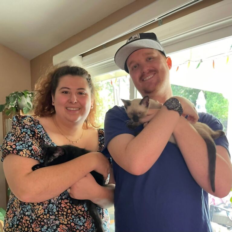We brought home our fur babies, Salem and Milo