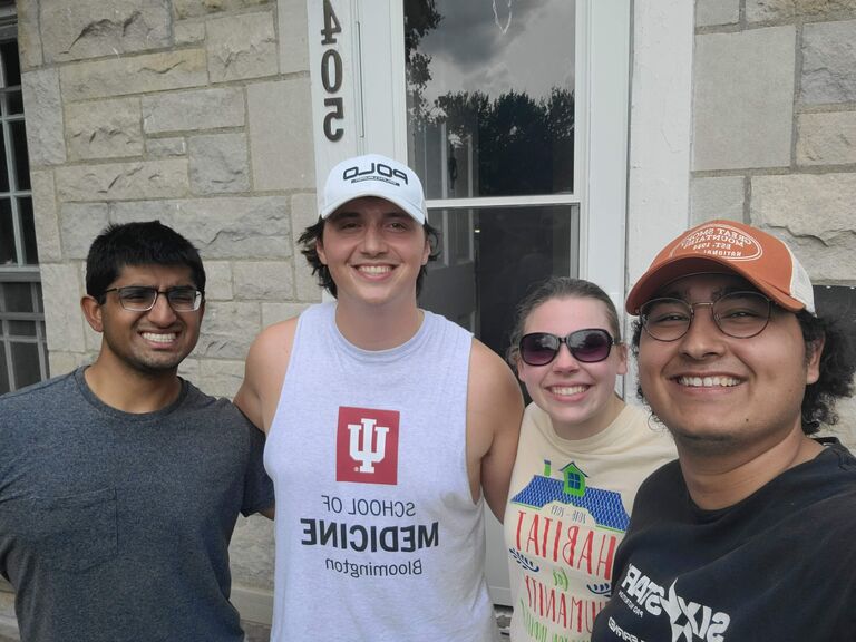 Of course, we had tons of help and fun along the way thanks to our friends who became our second family. (p.s. they also got into medical school :0)