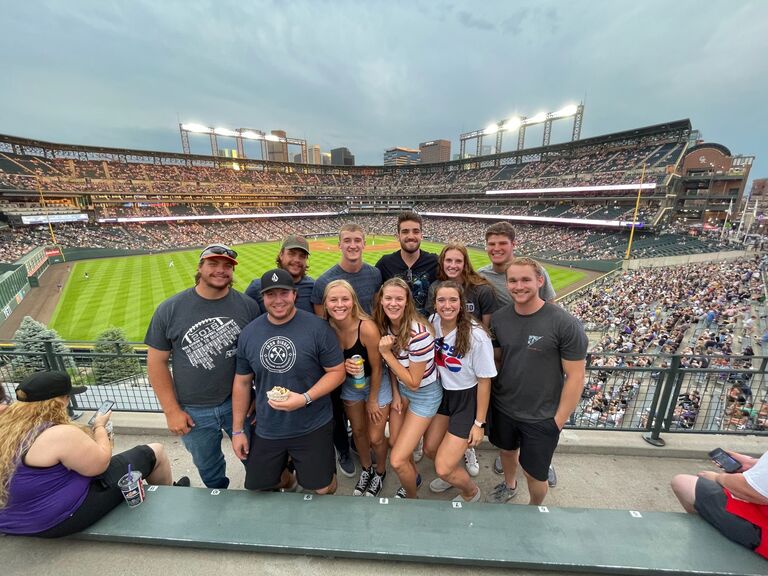 Baseball game with friends!