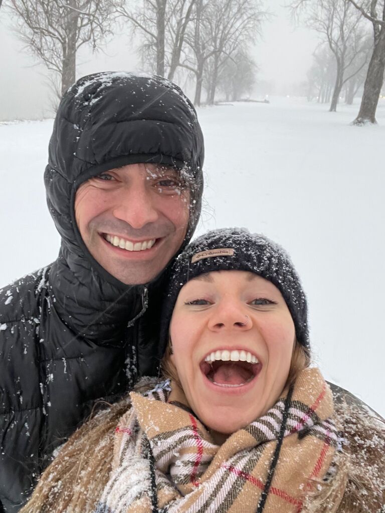 It does snow in Memphis! Once a year is plenty