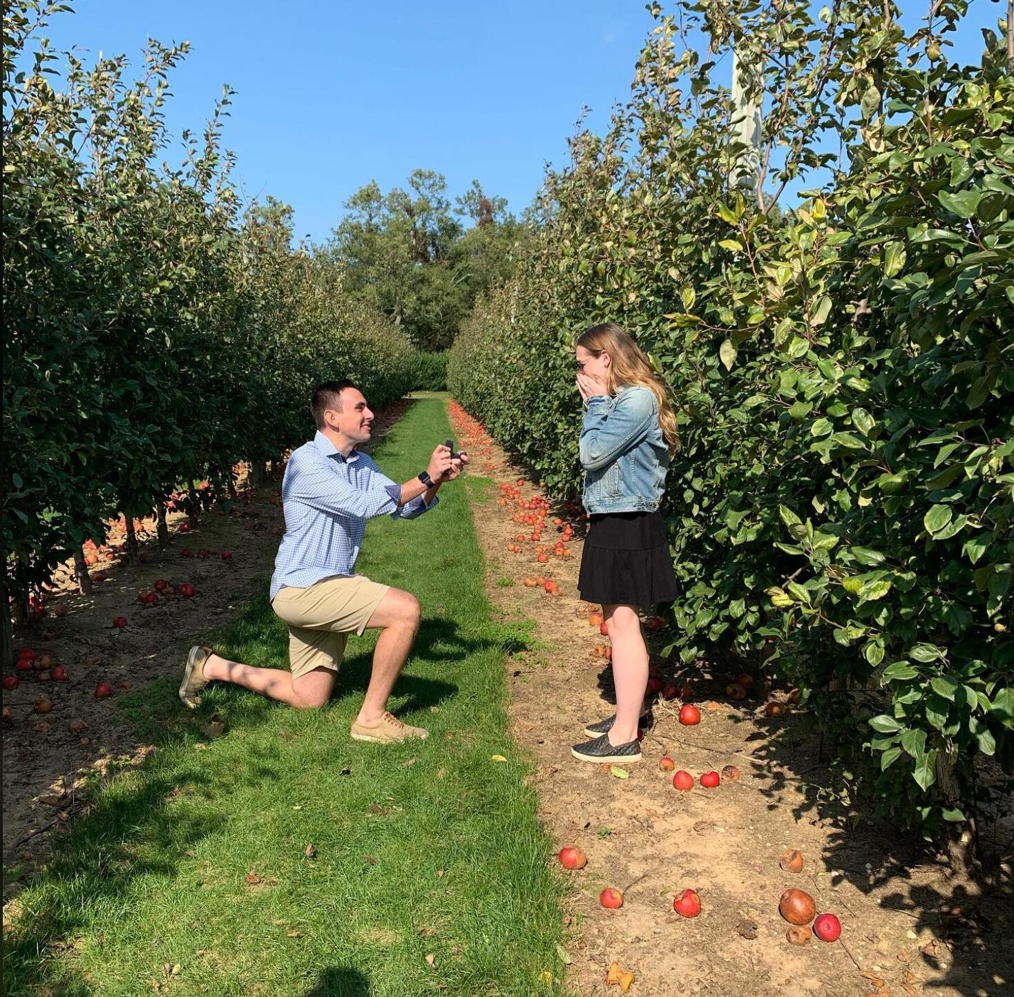 After graduation,  both Sydney and Andrew continued to achieve Master's degrees, at Stony Brook University and University at Buffalo, respectively. They got through school,  starting their careers, and moving out on their own by each other's side. Then, on October 10th, 2020, Andrew gave Sydney the surprise of her life when he got down on one knee and asked her to marry him. It was absolutely perfect!