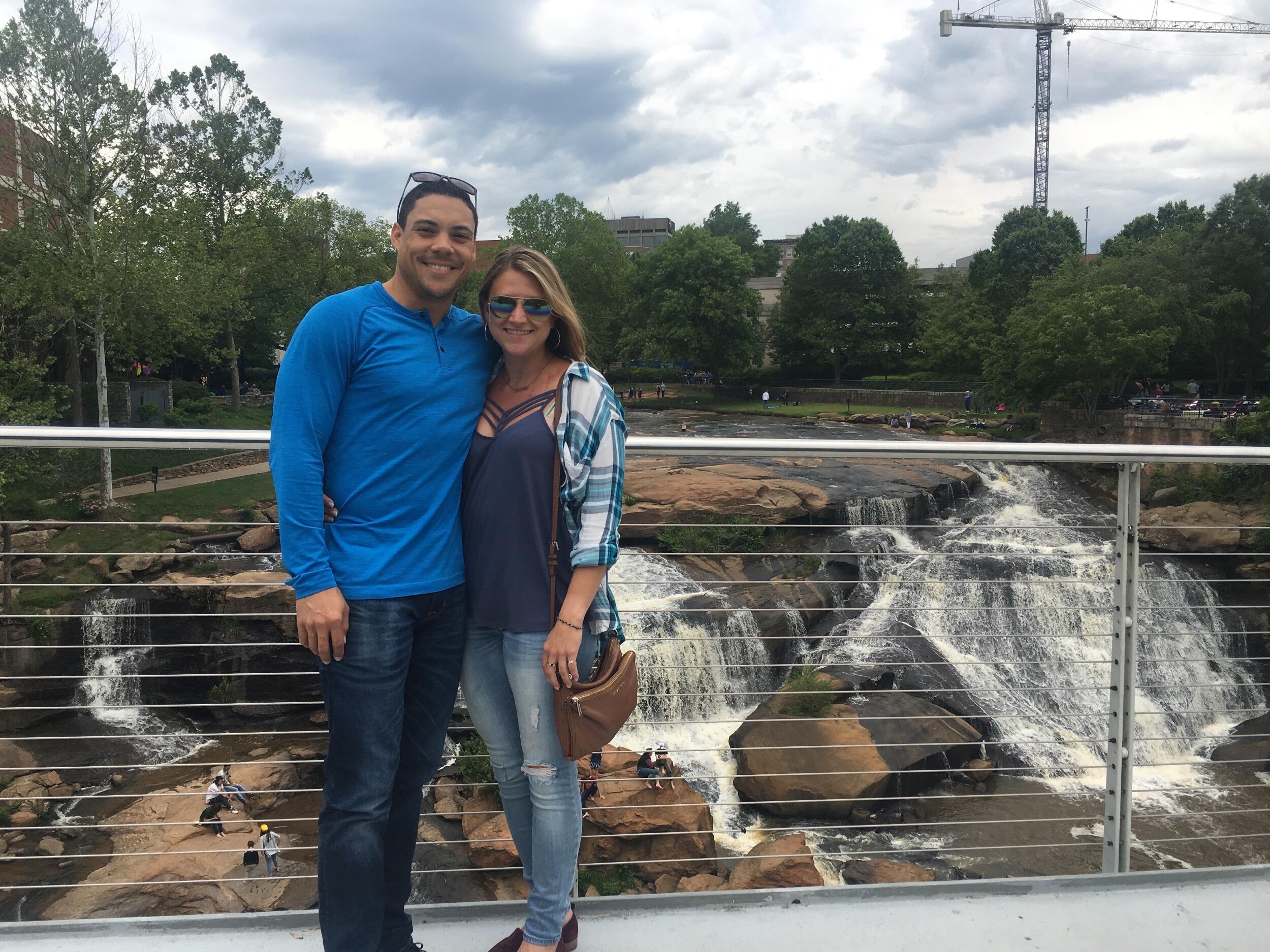 Carlos's first trip to visit Jessica in Greenville, SC.