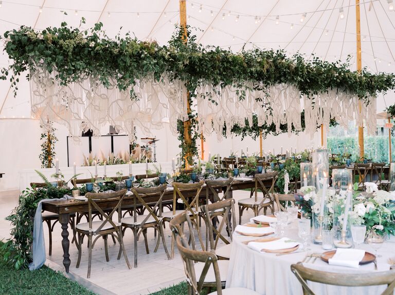 30 Hanging Wedding Flower Decorations That Are Show-Stopping