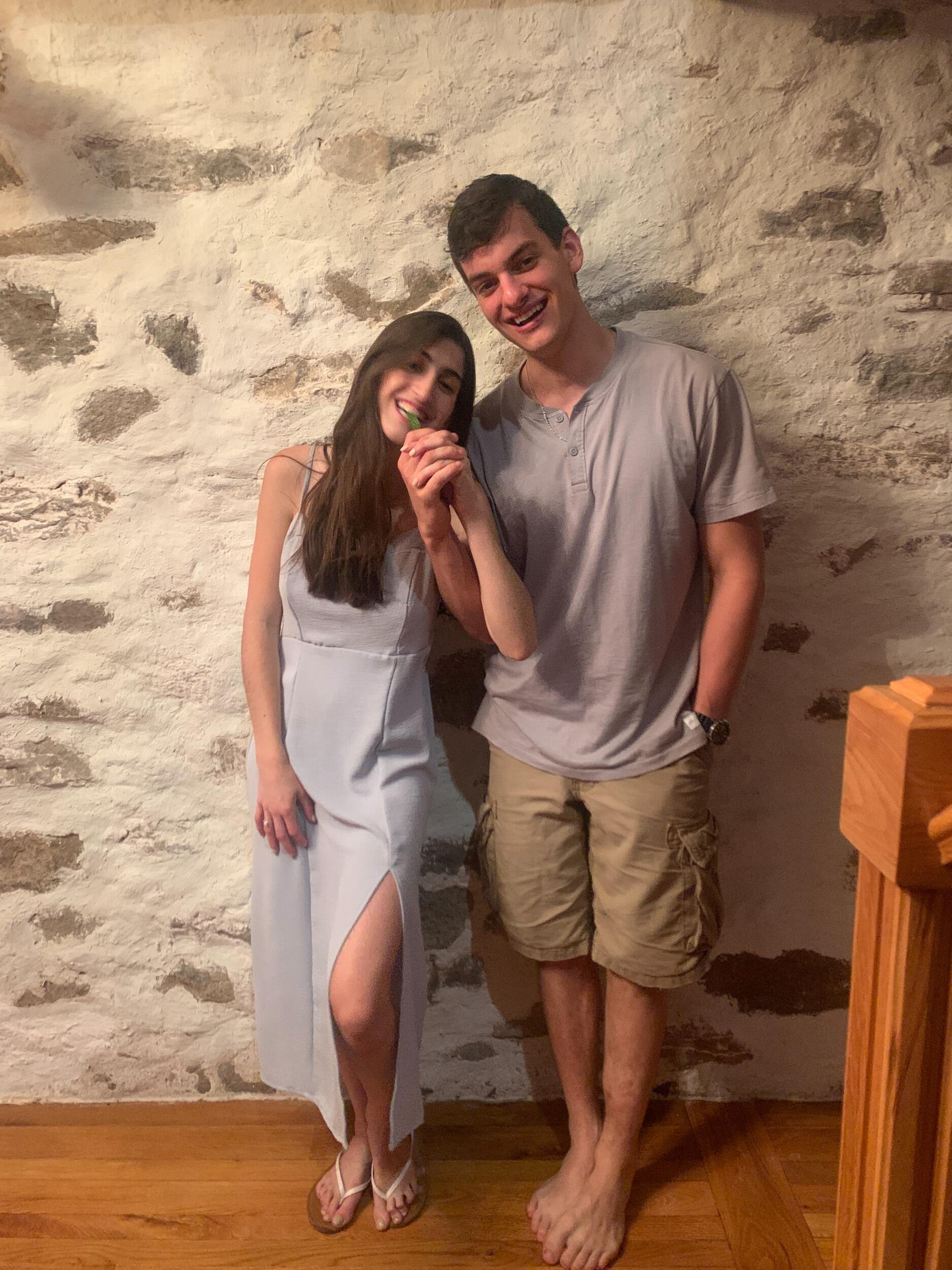 Surprise birthday date for Jackie at future apartment (before they knew it would be their future apartment) 
