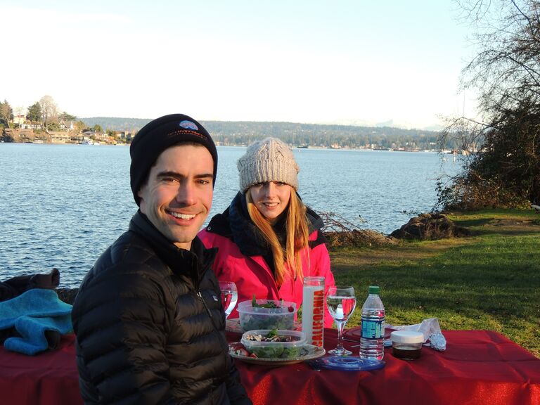 I visited Max in Seattle for the first time during my winter break. We visited one of the city's many scenic parks.
