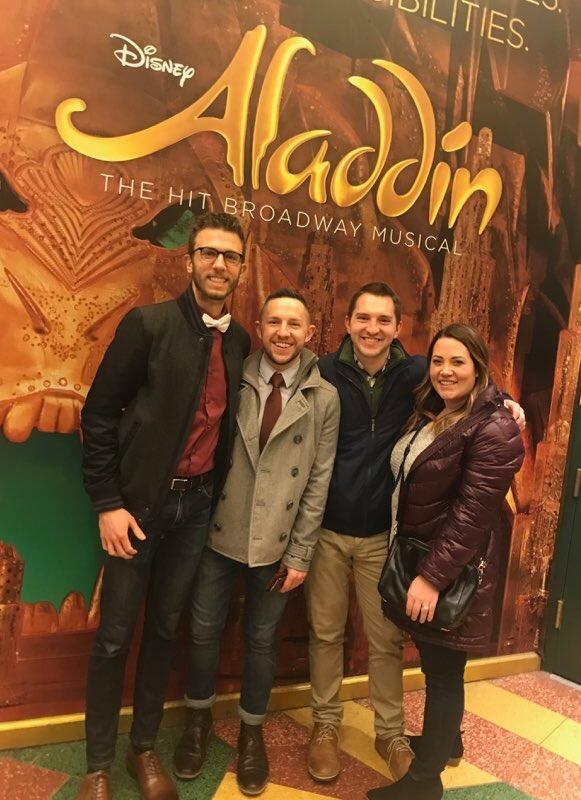 A night out in New York with Ben's brother Nathan and SIL Elizabeth!