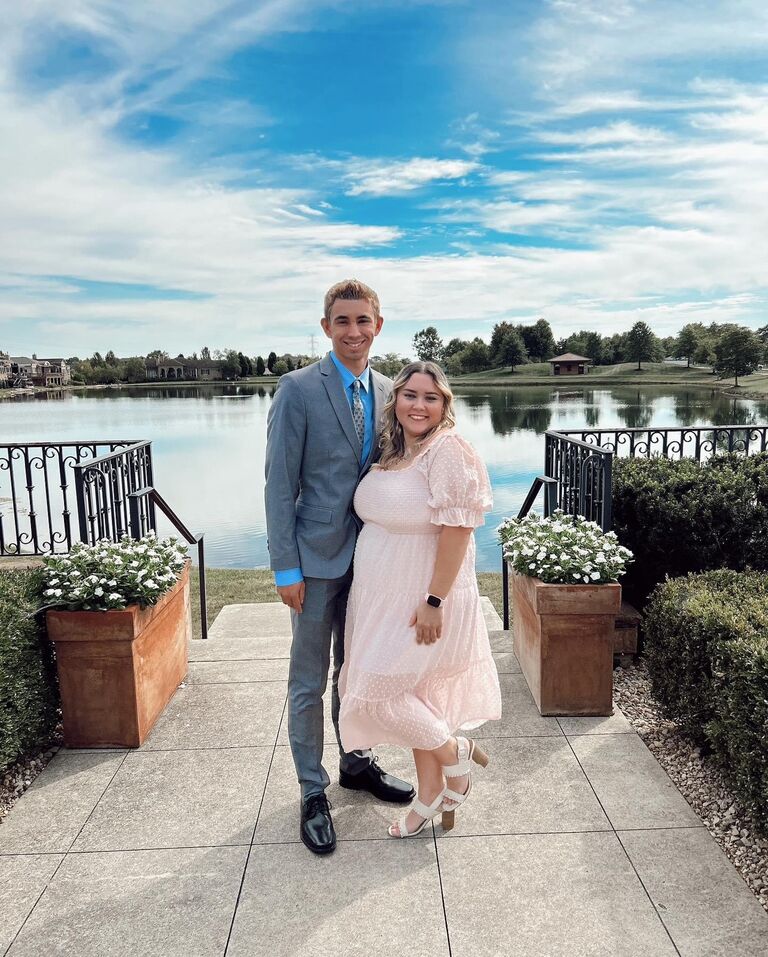 They traveled to Dublin Ohio to attend Jeremy's cousin's wedding.