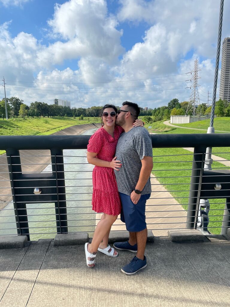 Our first trip together, Houston.
Also where Greyser went through TSA precheck & left Katlin in the long TSA lines alone.