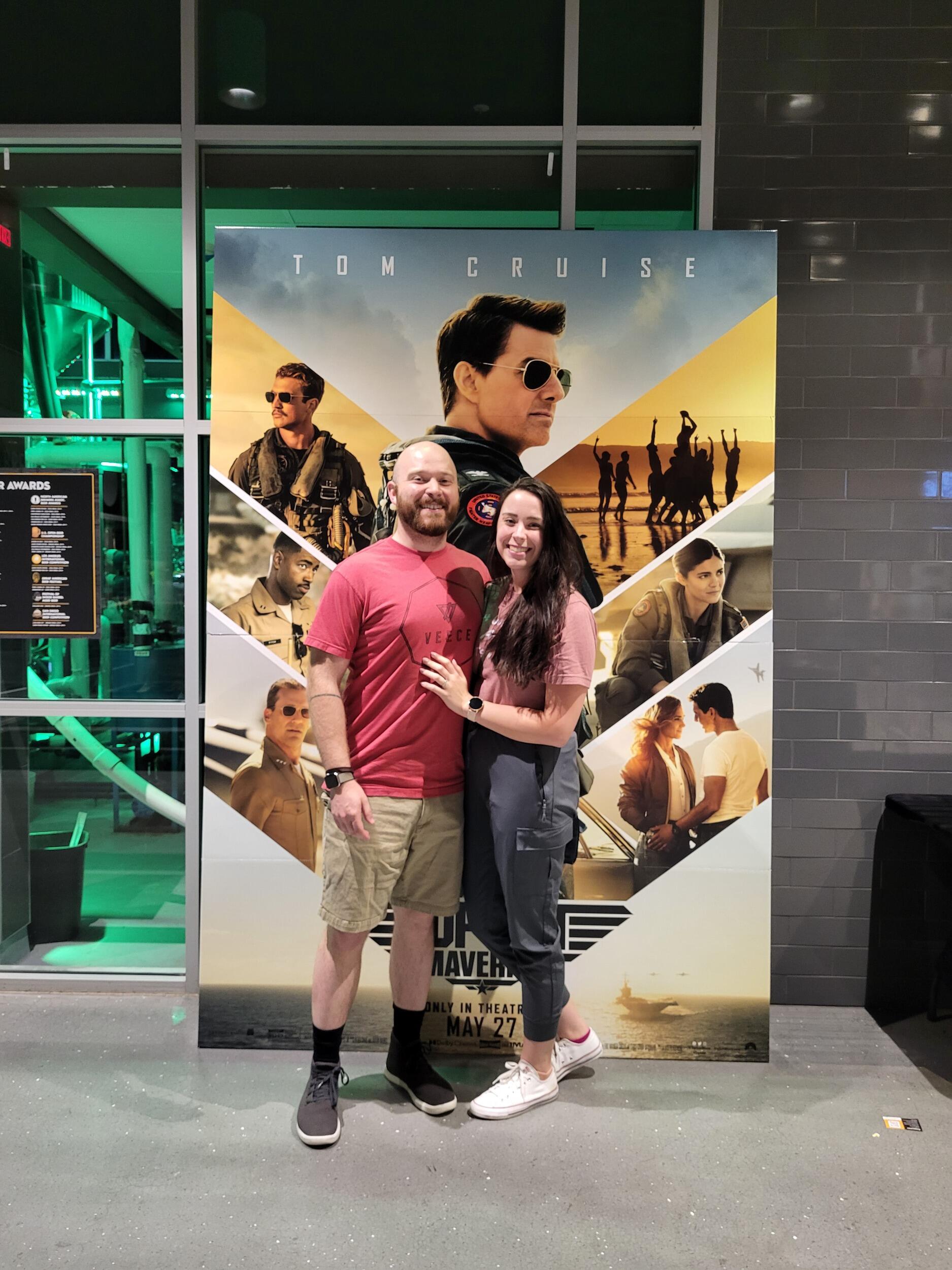 Top Gun: Maverick 🎬  Going to the movies is one of Garrett's favorite date night ideas 