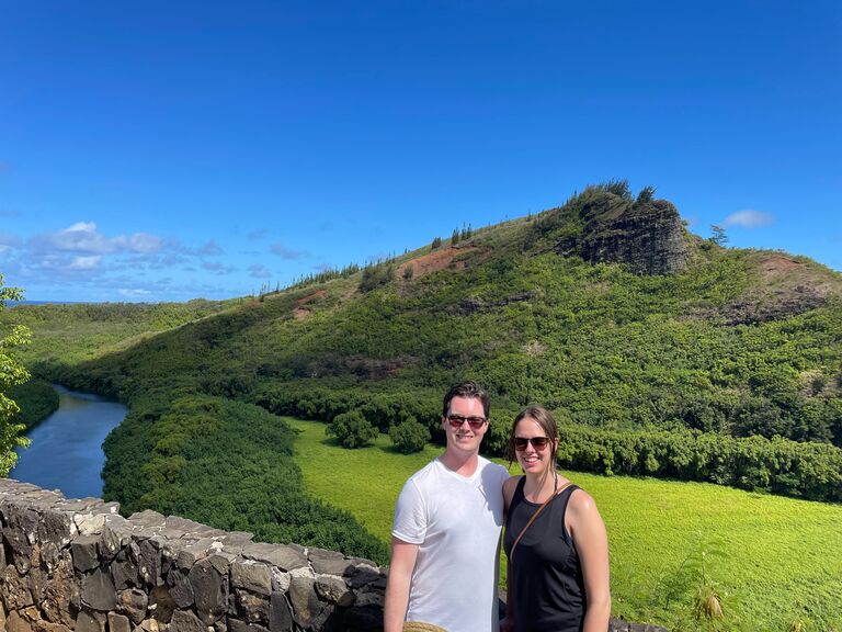 Us cheesing in Kauai.